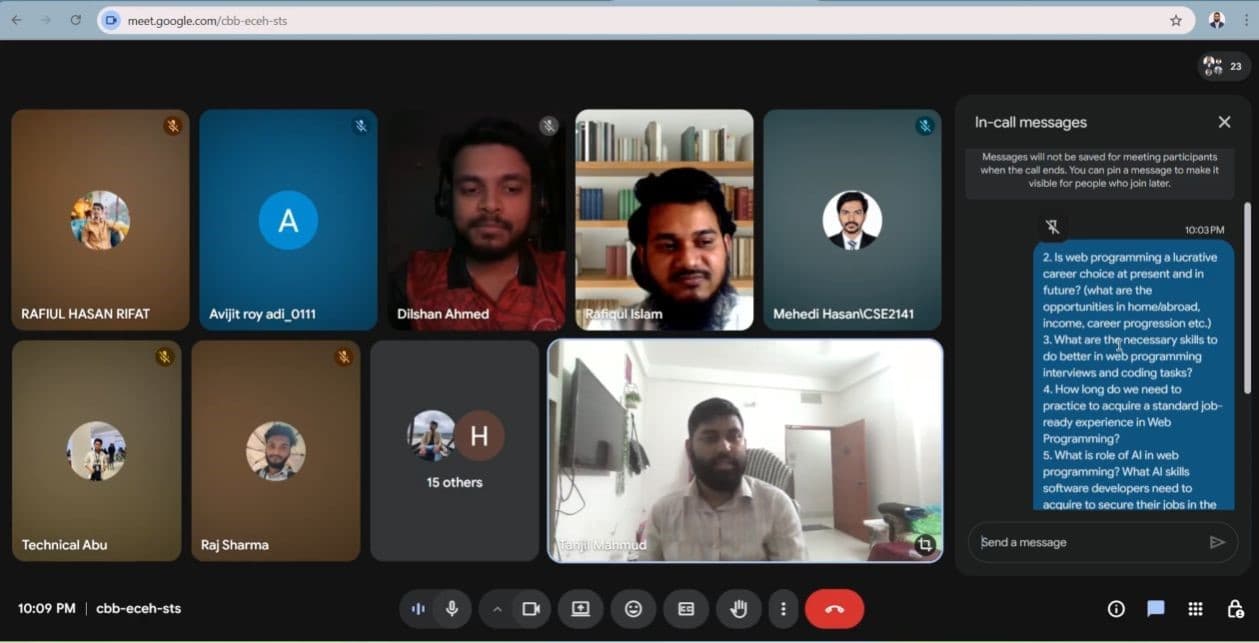 Online Session on Web Programming
